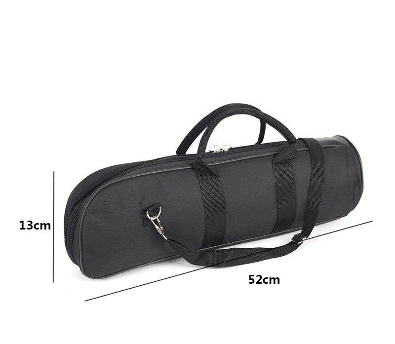 new Professional Portable waterproof B flat trumpet brass musical instrument bags soft gig cases cover package handbag back