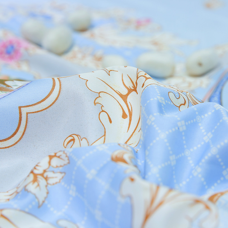 Sondeson European Palace 100% Silk Warm Comforter/Blanket/Quilt/Duvet For Summer Winter Queen King Printed Bedding Free Shipping