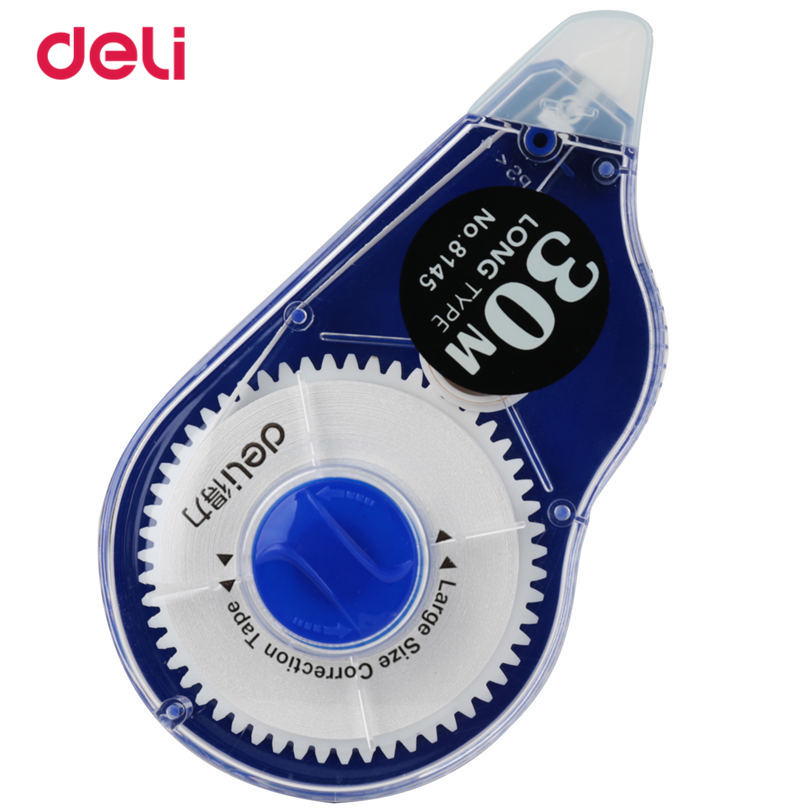 Deli Plastic Correction Tape 30m length Normal Office & School Supplies 5mm*30m Tape Roller Material Cute Correction Stationery