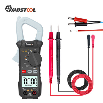 MUSTOOL X1 6000 Counts True RMS Clamp Meter Auto Digital Multimeter With Square Wave Output ohm/V/A/Diode/Freq/Cont Voltage Test