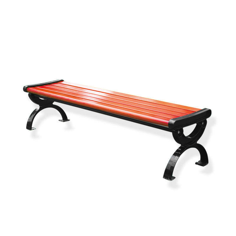 Park bench outdoor anticorrosive wood benches courtyard wood chair stool playground park chair seat cast aluminum