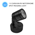 12V 3W RV Camper Motorhome Wall Mounted Reading Lamp Van Boat 3LEDs White Interior Spot Light For Bus Lorry Car Truck Home