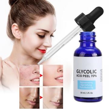 30ml Glycolic Acid Peel Repair Solution Shrink Pores Brighten Skin Color Balance Water And Oil Improve Acne Skin Nourishing