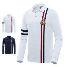 Autumn Mens T-shirt Long-sleeved Golf Apparel Clothes 2019 Shirt Outdoor Sports Tops Stripes Team Uniform