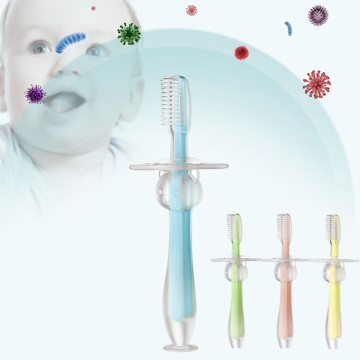 Baby Infants Kids Soft Safe Bendable Teether Training Mitten Teething Toothbrush Brush Dental Care DropShip teeth brush for kid