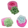 Rose Flowers Soap Mold Chocolate Cake Decorating Tools Baking Fondant Silicone Mold DIY Handmade Soap Making Candle Resin Molds