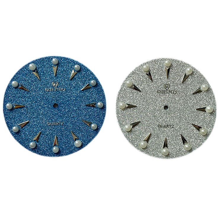Glitter watch dial 