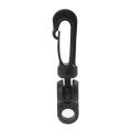 30 Fasten Clips Rotary Swivel Rocker Snap Hooks Prevent Tangle Backpack Luggage Purse Strap Clasp Plastic Webbing Hanging Buckle