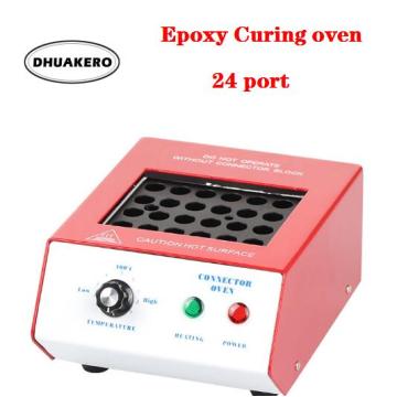 free shipping AB251 24 Port Fiber Optic Curing Oven Epoxy Curing Equipment Heat Oven Polishing Oven