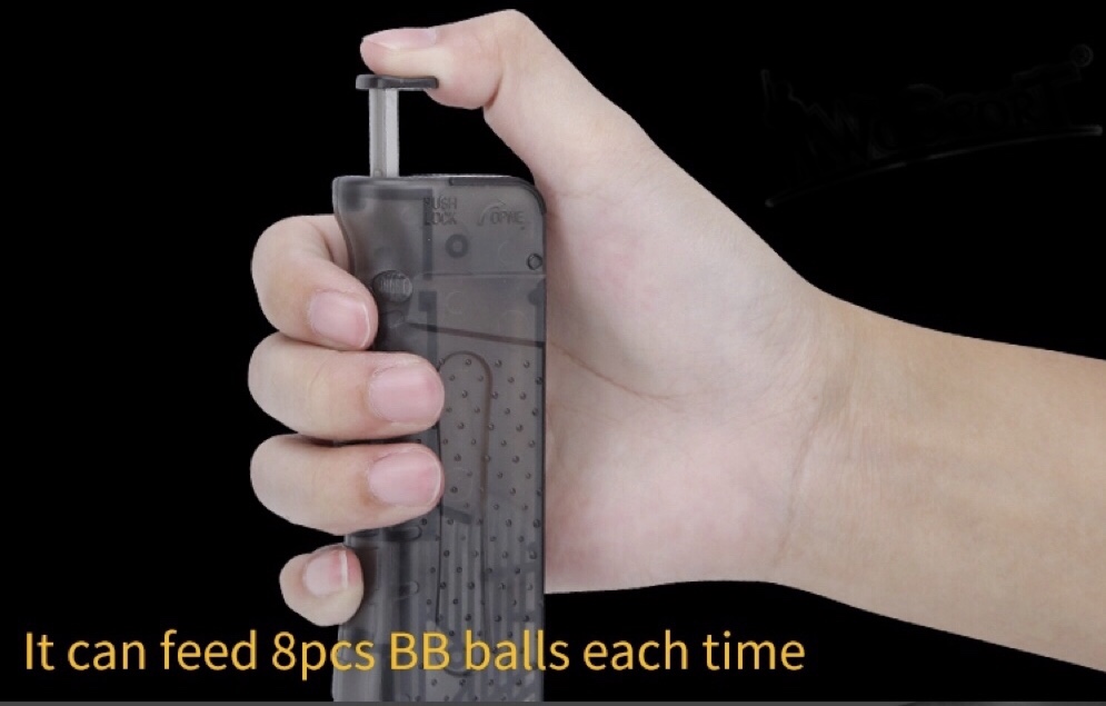 Airsoft Plastic BB Speed loader 250 Rounds for 4.5MM Tactical Military BB Loader Paintball Accessories Outdoor Hunting