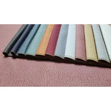 Dyed Embossing Leather Looking Fabric for Sofa Furniture