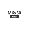 M6x50 Black