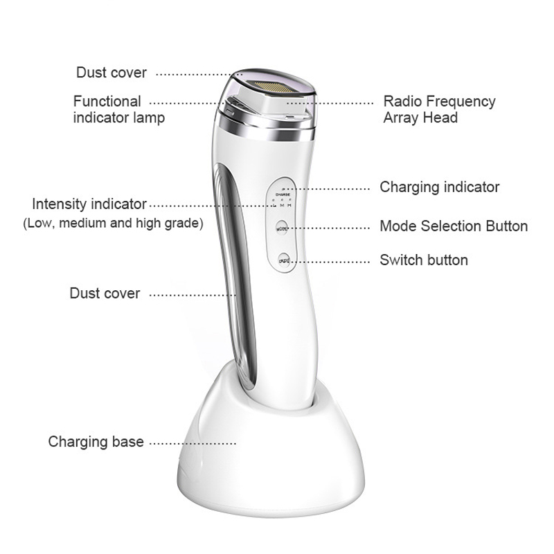 Dot Matrix Beauty Massager RF Wrinkle Removal Radio Frequency Skin Face Lifting Tightening Body Spa Facial Massage Device