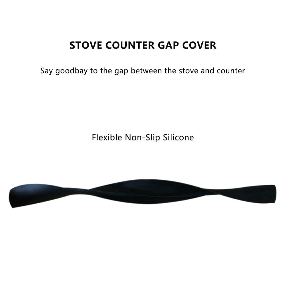 1PC Silicone Protective Cooktop Cover Non-Toxic Oil-Proof Slit Strip Kitchen Gap Cover Stove Mat kitchen Tools