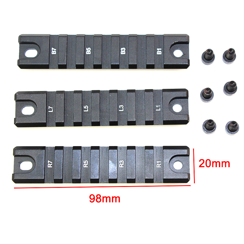 20mm Picatinny Rail Weaver Airsoft Rifle Sight Scope Mount Bases Rail Adapter Set For G36 G36C Rail System Hunting Accessories