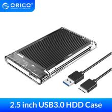 ORICO HDD Enclosure SATA to USB3.0 HDD Case Tool Free for 7/9.5mm 2.5 inch Sata SSD 4TB Type-C Hard Disk Box External HDD Case