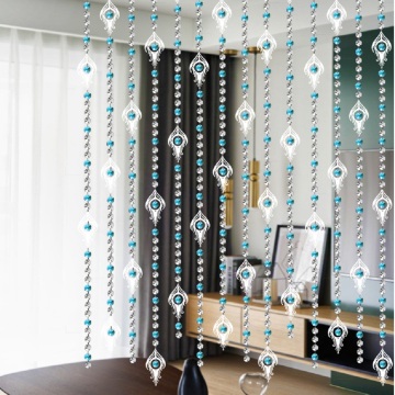 finished curtain 16pcs/lot peacock feather crystal bead curtain door curtain screen porch partition Christmas decoration NO.1