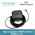 High precision gnss antenna RTK GPS Antenna GNSS GPS GLONASS GALILEO antenna for ZED-F9P ANN-MB-00 module GNSS L1,L2,