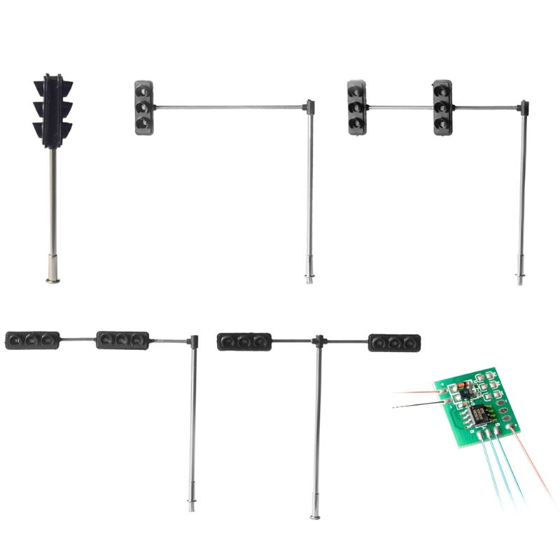 Traffic Light Model Control Board motherboard power supply board LED Light City Traffic Light Model Building Sand Table Material