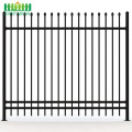 Steel Wrought Iron Tubular Prefab Picket Fence Panels