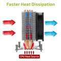 CPU Cooler Cooling 4 Copper Heatpipe Fan Radiator 90mm 3Pin CPU Cooler Fan Cooling Heatsink for Intel LGA 2011 X79 X99 299