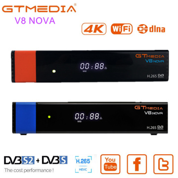 Satellite Receiver 1080P HD GTmedia V8 Nova Satellite TV Decoder Built in WIFI Digital Recorder Standard DVB-S2 H2.65 TV Box