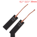 1Pair 6.2x11.5x39mm Vacuum Cleaner Carbon Brush Motor Carbon Brushes Wholesale High Quality