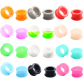 Alisouy 3-25mm Silicone Ear Plugs And Tunnels Piercing Expander Piercing Tunnel Ear Tunnels Stretchers Plug oreille Ear Gauges