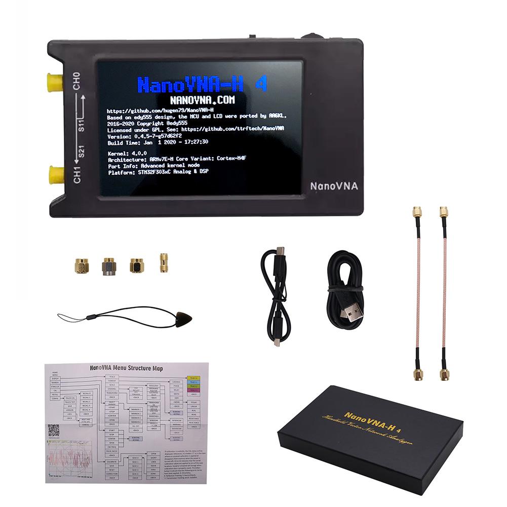 Spectrum Analyzer Vector Network Analyzer Antenna Analyzer Digital LCD Display Touching Screen Measuring Instrument For NanoVNA