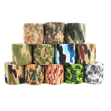 Plastic Camouflage Tape Self-adhesive Non-woven Camouflage Wrap Rifle Gun Hunting Stealth Tape Hunting Gun Accessories 12 Style