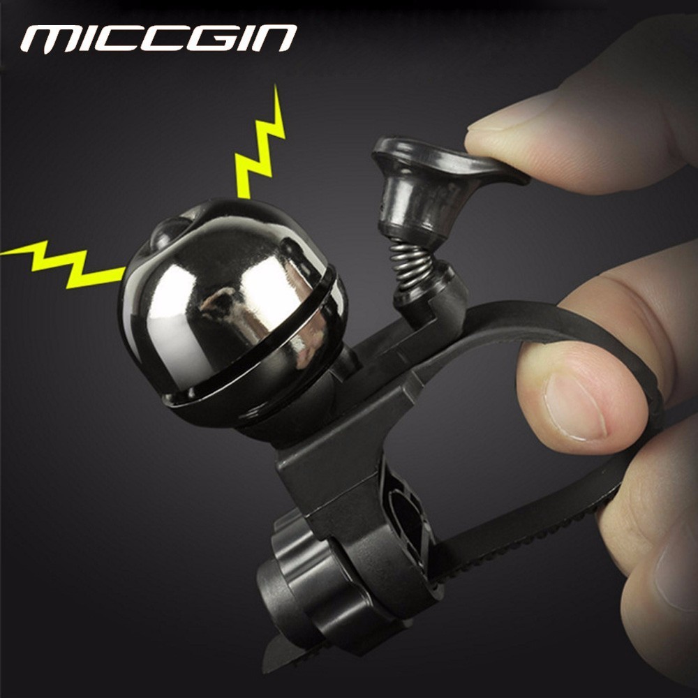 MICCGIN Pure Copper Bicycle Bell Portable Mini Manual Hit 90DB 360 Degree Rotateable Finger Pick Bike Horn Cycling Accessories