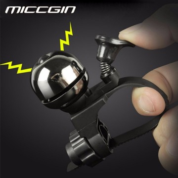 MICCGIN Pure Copper Bicycle Bell Portable Mini Manual Hit 90DB 360 Degree Rotateable Finger Pick Bike Horn Cycling Accessories