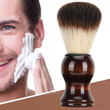 Shaving Brush Men Portable Beard Brush Salon Facial Cleaning Foaming Shaving Brush Grooming Tool Beard Kit