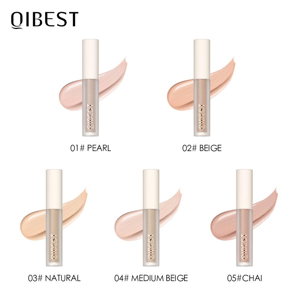 QIBEST Liquid Concealer Full Coverage Concealer Long Lasting Face Scars Acne Cover Moisturizing Face Contour maquiagem Makeup