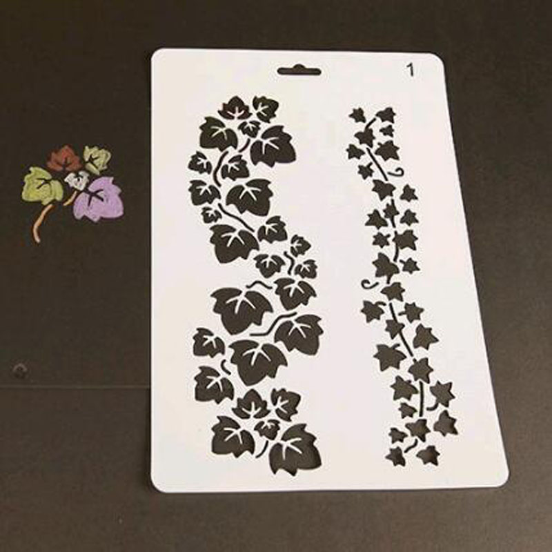 Multifunctional Stencil For Decor Ruler Diy Album Production Manual Material Painting Template PDA Accessories Supplies Reusable