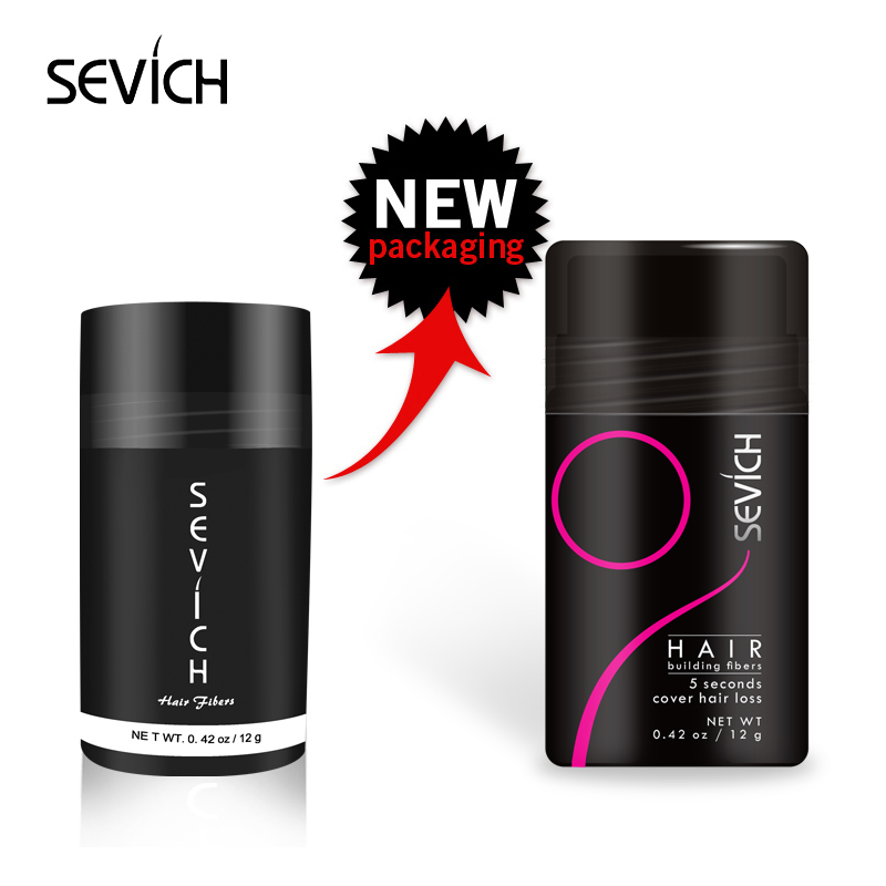 Sevich 12g Hair Building Fiber Keratin Powder Fiber for Hair Loss Product Thinning Thickening Hair Regrowth Fiber Applicator