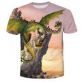 Fashion Summer Boys T Shirt How To Train Your Dragon 3D Kids tshirt 3D Print Tshirt For Girls Cartoon Tops Tees children Clothes