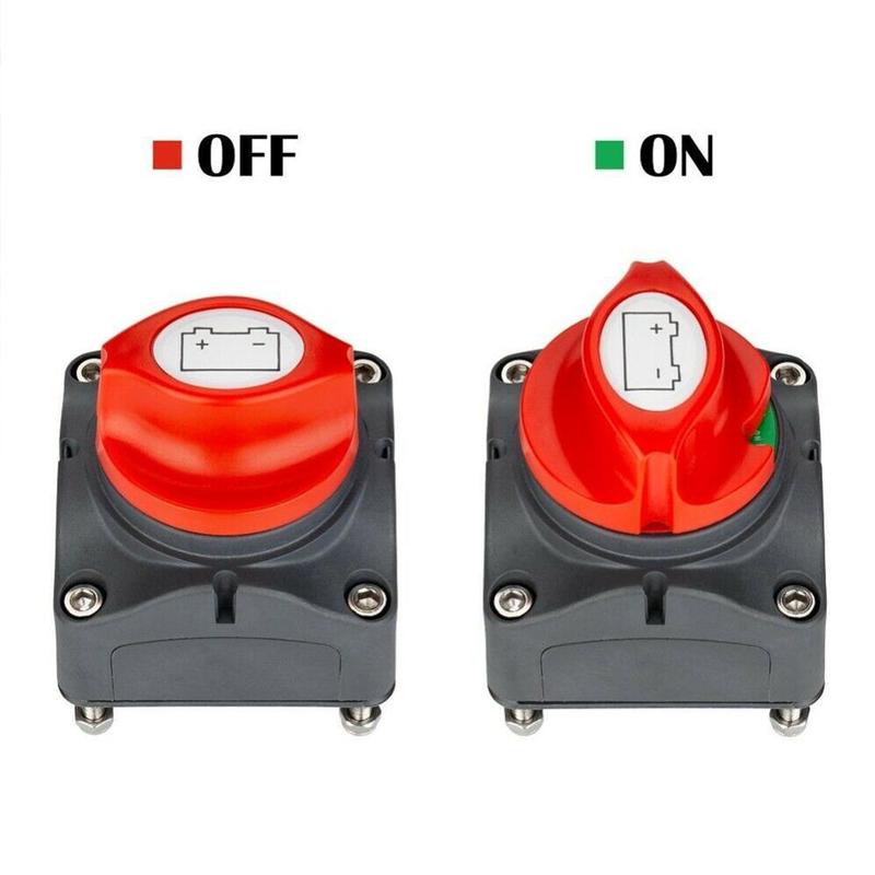 Fit For Car/Vehicle/RV/Boat/Marine 20 Battery Power Off Switch 12-60V Kill Switch Isolator 3 Cut Master Position Disconnect P1Z9