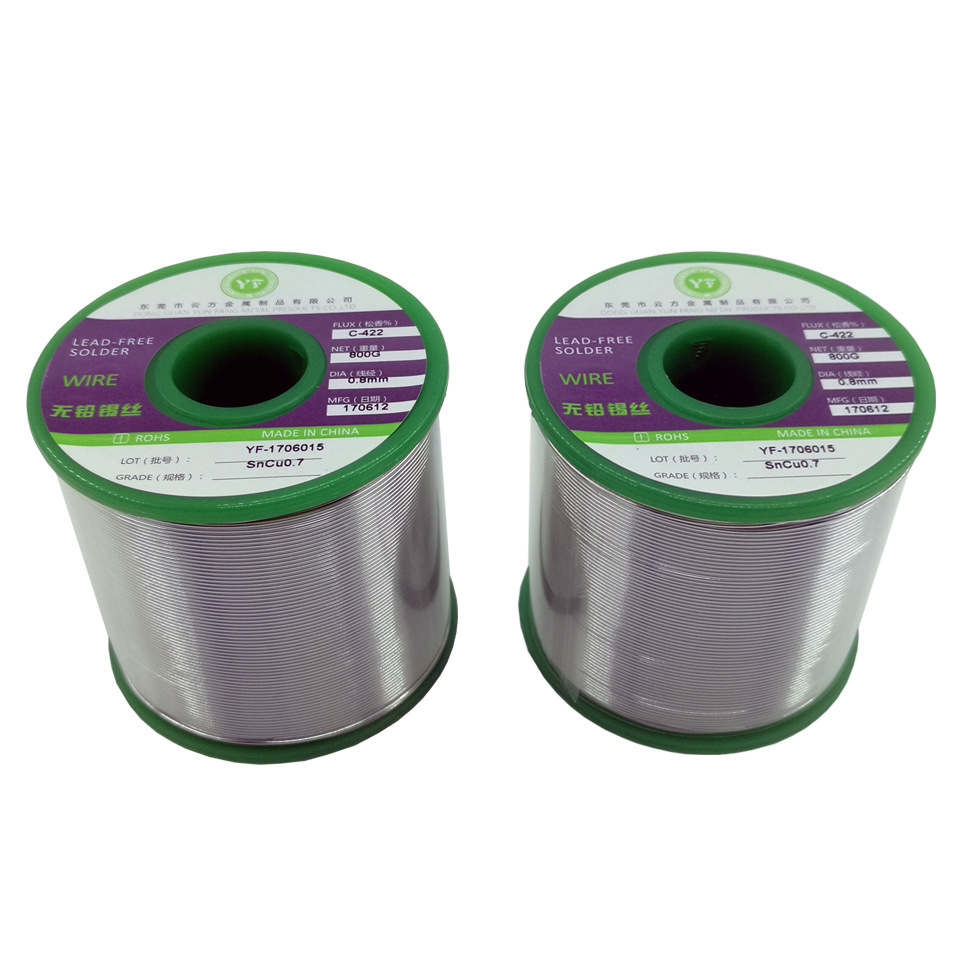 1kg Lead Free Solder Wire Health Sn:99% Ag:0.3% Cu:0.7% Tin Wire Melt Rosin Core silver-containing solder wire