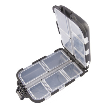 Waterproof 10 Compartments Eco-Friendly Plastic Fishing Tackle Box Portable Fishing Lure Hook Rig Bait Storage Case Pesca Tackle