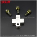 Hydraulic Brake Hose Line Pipe Connector Coupling Tee Fitting 3way Adapter Spliter TRAIL Quad ATV Quad Go karts