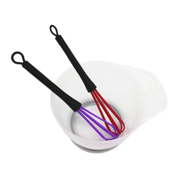 1pcs Plastic Barber Hairdressing Hair Color Mixer Colorful Salon Dye Handle Whip Mixer Stirrer Hair Care Styling Tools