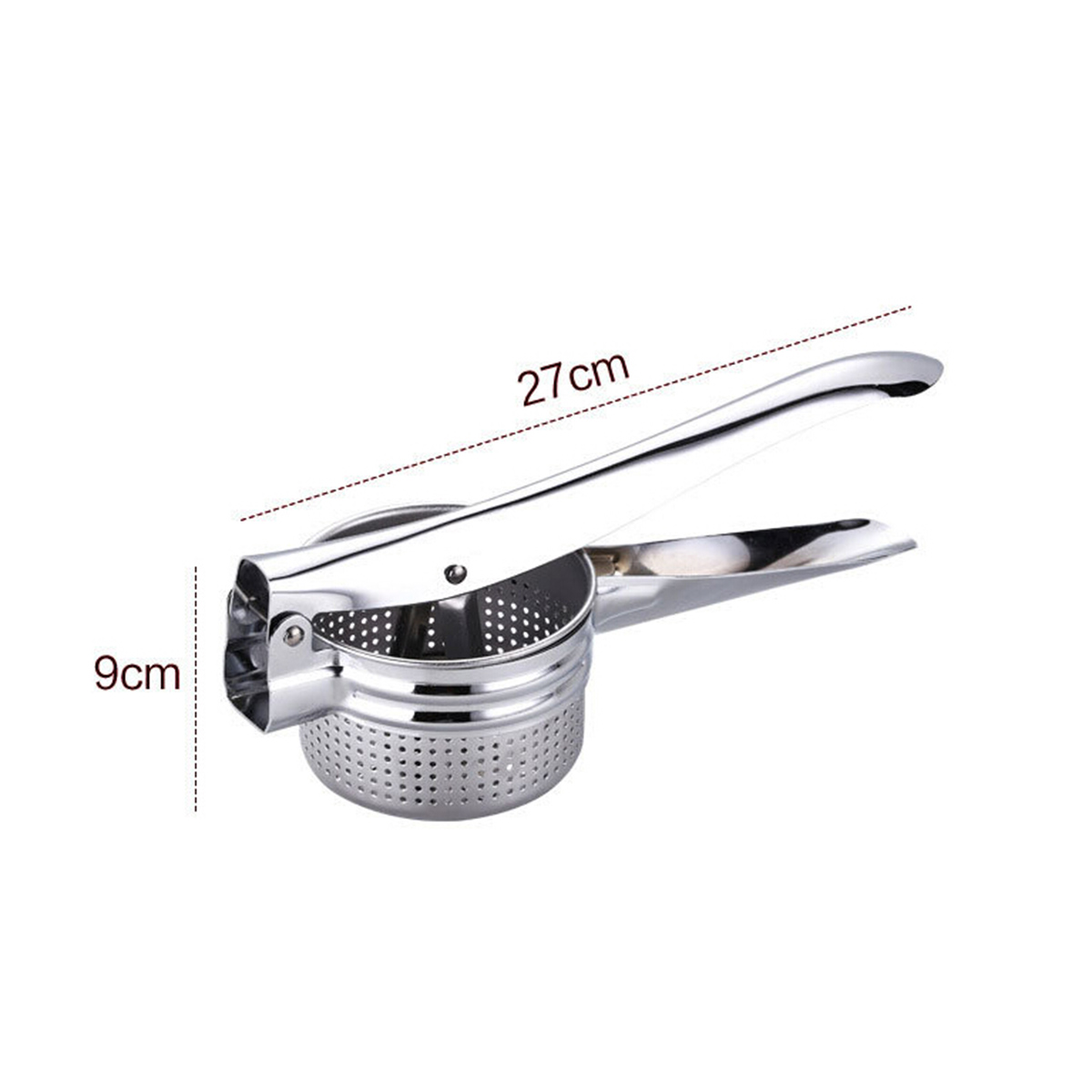 Stainless Steel Potato Masher Potato Ricer Fruit Vegetable Press Juicer Crusher Squeezer Multifunctional Kitchen Tool