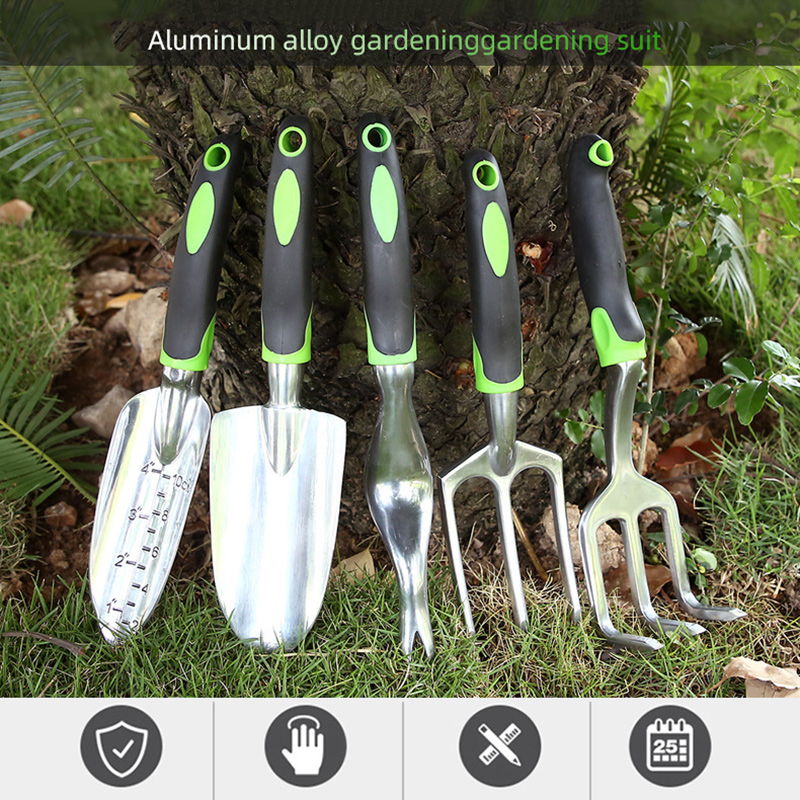 Multifunctional Hand Weeding Tools Alluminum Alloy Fork Shovel Rake Weeder Transplanting Digging Tools Garden Planting Tools LAD