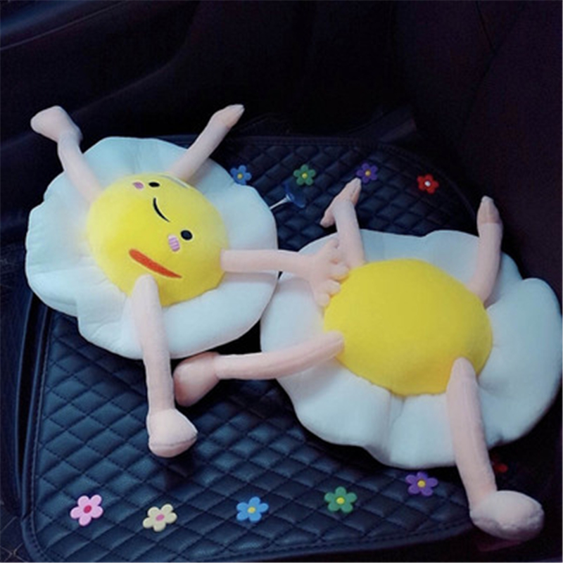 Creative 3D cojines Seat Cushion egg shape Soft Animal Toy Seat Cushion Home Decor Novelty Sofa Throw Pillow Room Chair Cushion