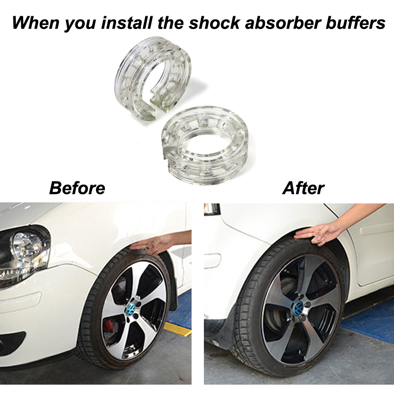 Car Styling Autobuffer Accessories For Shock Absorber Spring Bumper Power Auto-Buffers Universal Car Cushion Urethane Autobuffer