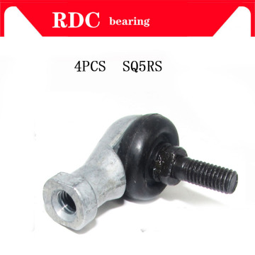 High quality 4pcs/lot SQ5 RS SQ5-RS 5mm Ball Joint Rod End Right Hand Tie Rod Ends Bearing SQ5RS Free Shipping