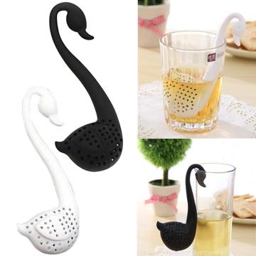 Creative Silicone Swan Hook Tea Infuser Strainer Filter Diffuser Drink Tool Tea Infuser Strainer Filter Diffuser Drink Tool Tea