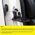 OLOMM 1pcs Folding Car Door Step Latch Hook Step Mini Foot Pedal Ladder For Jeep SUV Truck Roof