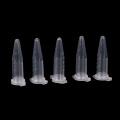 50Pcs 0.5ML Clear Micro Plastic Test Tube Centrifuge Vial Snap Cap Container for Laboratory Sample Specimen Lab Supplies